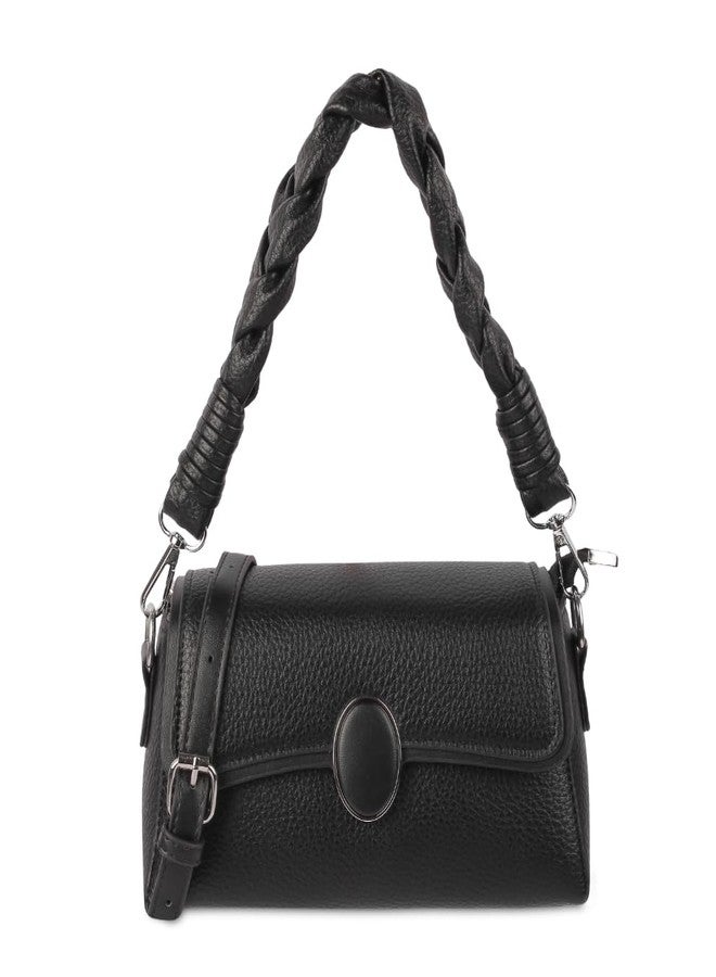 Mochi Women Black Shoulder Bag (66-207) - Image 1